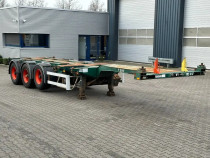 Nooteboom FT-43-03V MULTI CONTAINER CHASSIS / HC / 2X EXT / BPW / LIFTAS / 4 X IN STOCK!!